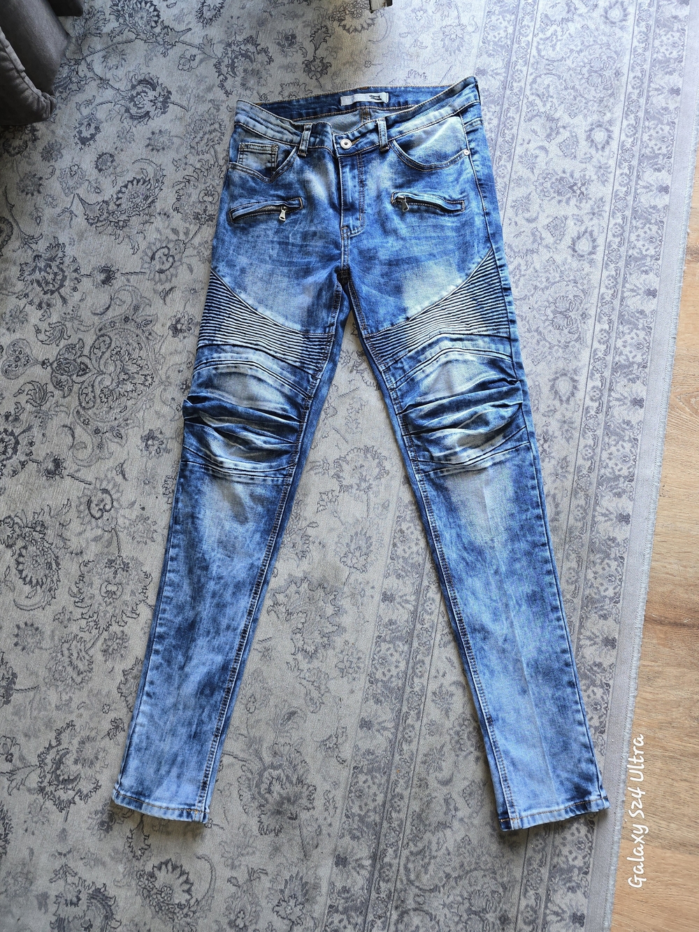 Slim Fit Blue Wash Jeans Blue Topic 9/10